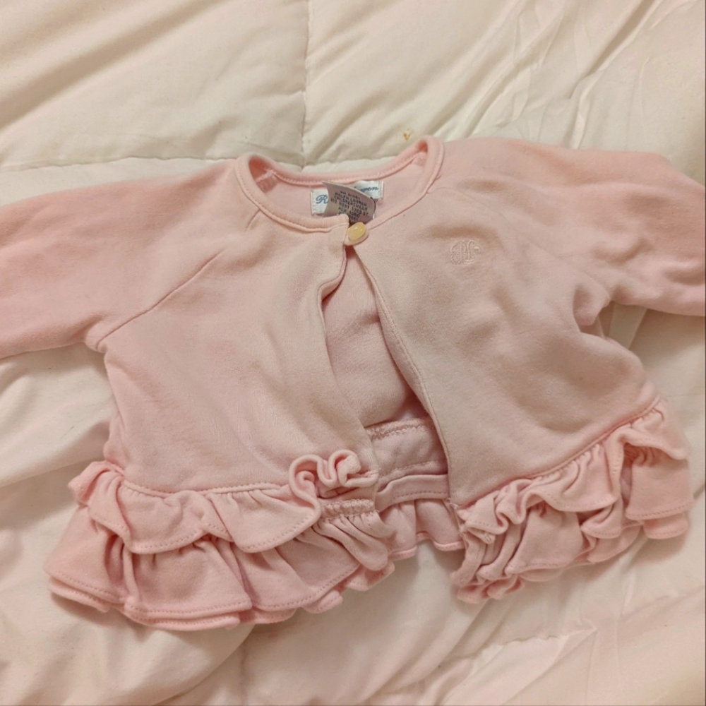 Ralph Lauren baby pink cardigan